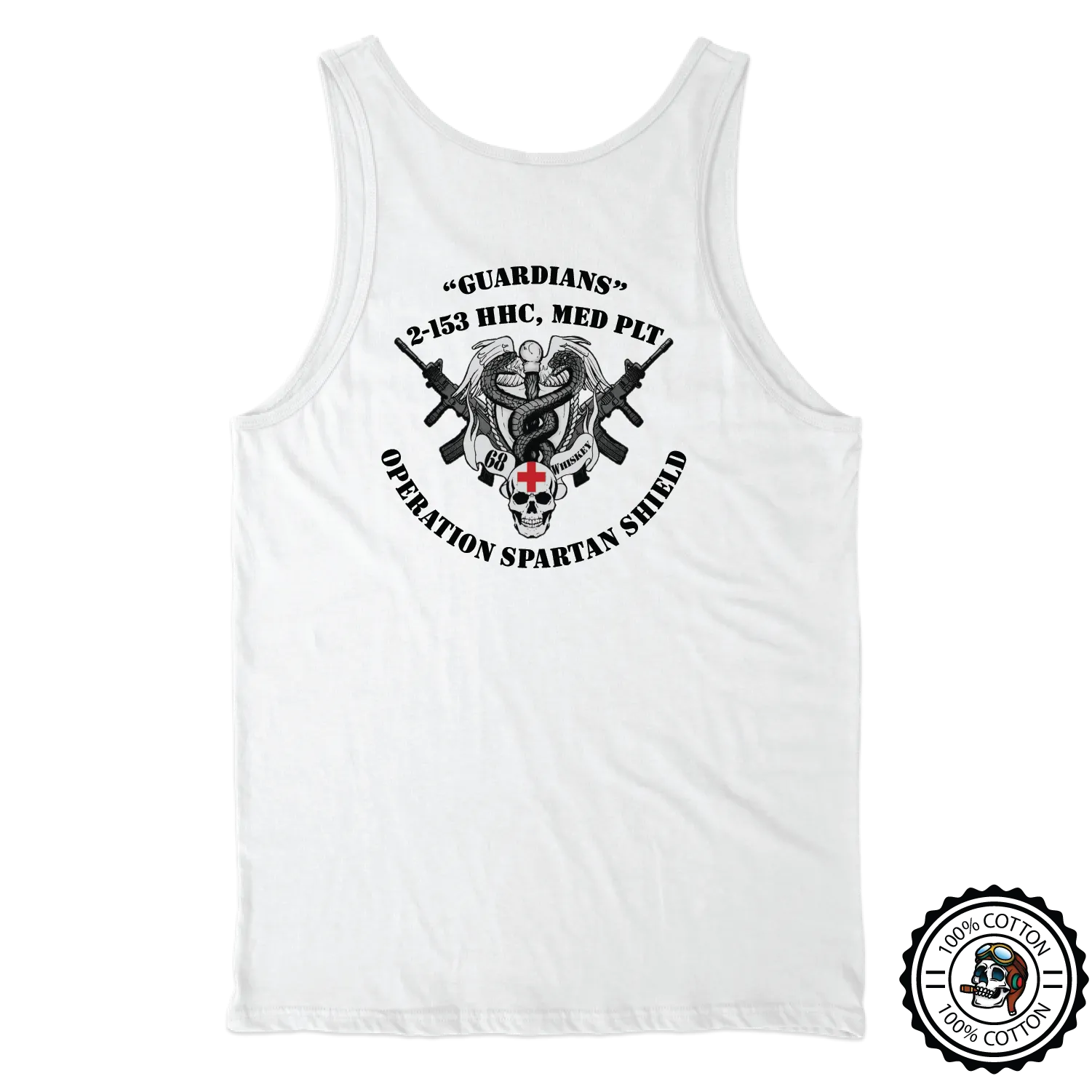 2-153 HHC, MED PLT "Guardians" V3 Tank Tops
