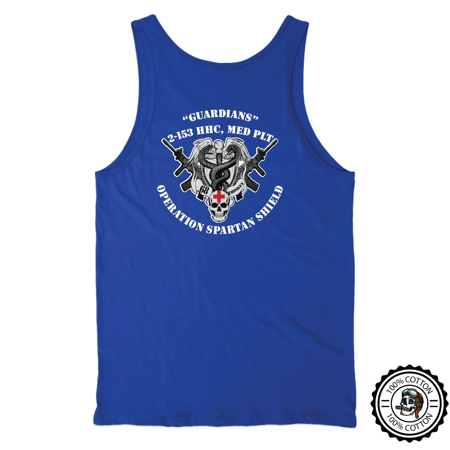 2-153 HHC, MED PLT "Guardians" V3 Tank Tops