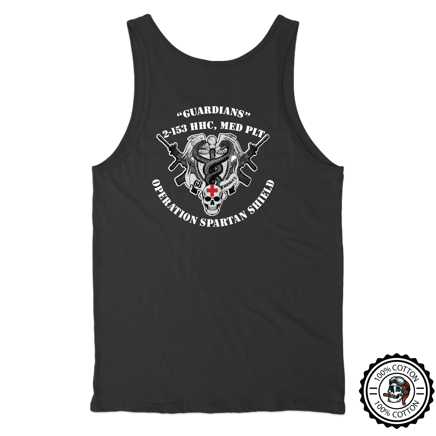 2-153 HHC, MED PLT "Guardians" V3 Tank Tops
