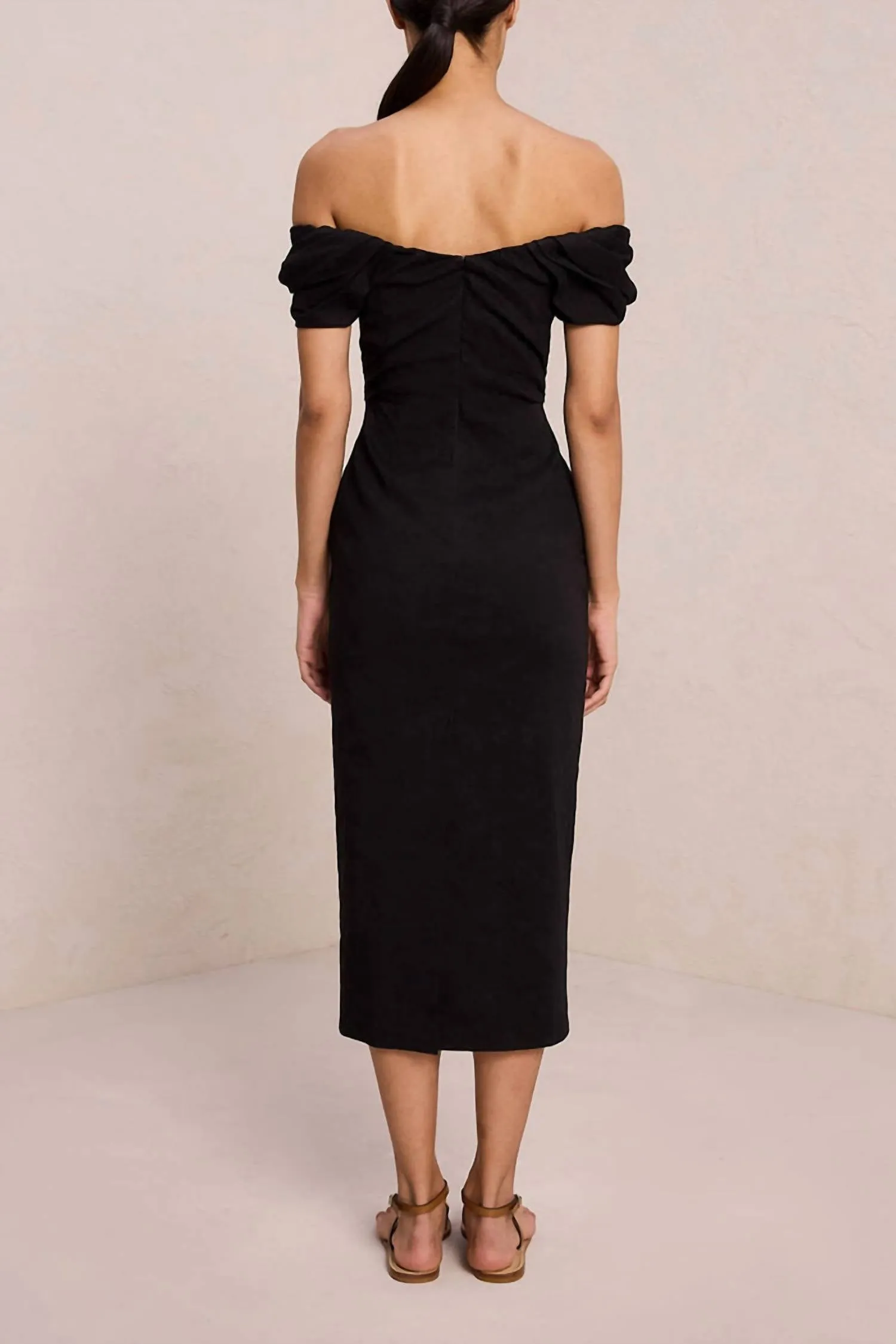 A.L.C. - Nora Linen Midi Dress
