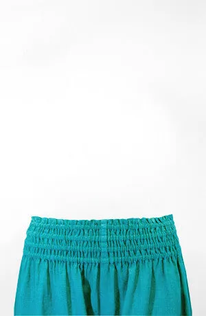 Button Palazzo Pant in Seabreeze Roma