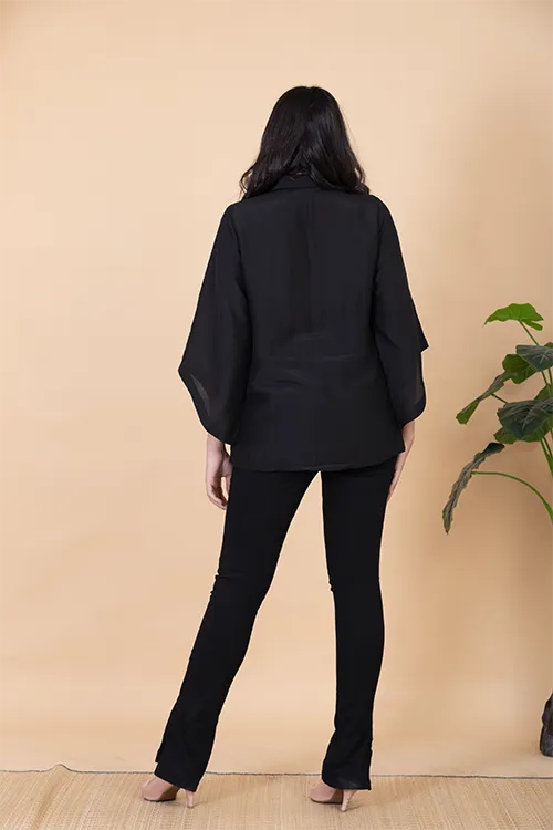 Chambray & Co.'S Maze Vegan Silk Coord Set