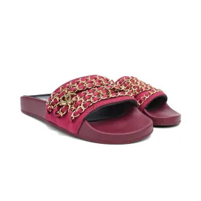 Chanel Chain Slides - Women's 36