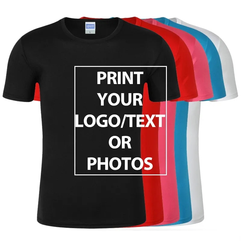 Custom Design Your Own T-shirts Printing Brand Logo