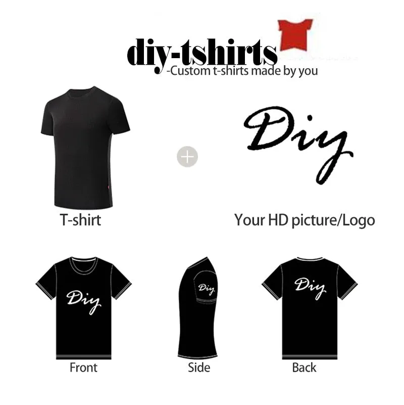 Custom Design Your Own T-shirts Printing Brand Logo