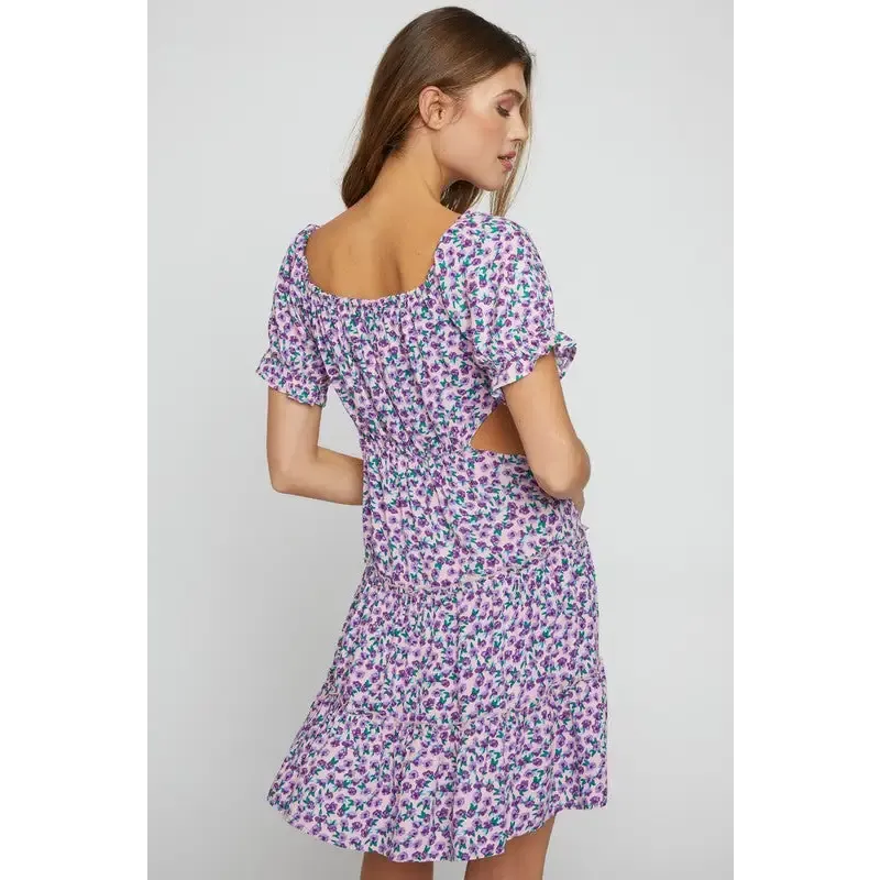 CUT OUT TIER DRESS
