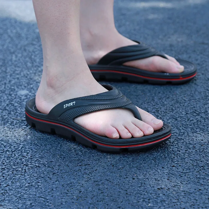 Cuzcare Men Orthopedic Sandals Elastic Anti-slip Flip-flops