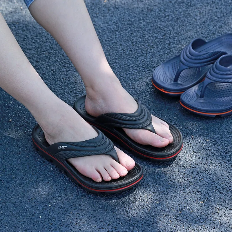 Cuzcare Men Orthopedic Sandals Elastic Anti-slip Flip-flops