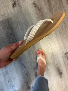 Flojos "Juno Weave (Ivory Metallic)