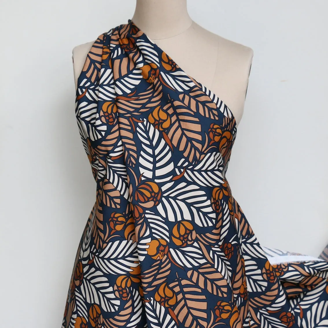 Last Chance of Bronze Palms Poplin