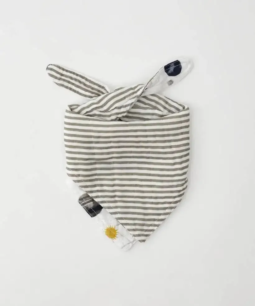 Little Unicorn Reversible Muslin Bandana Bib PLANETARY