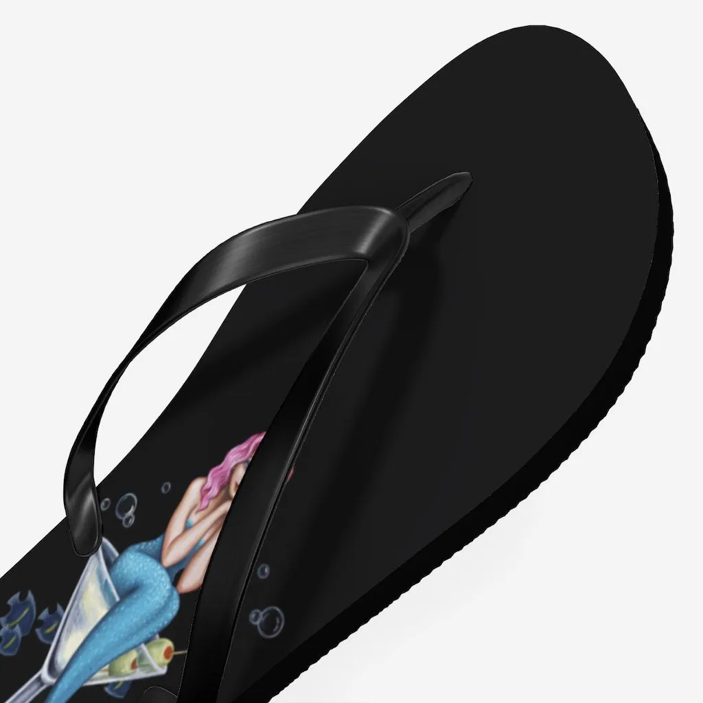 Mermaid Martini II Flip Flops