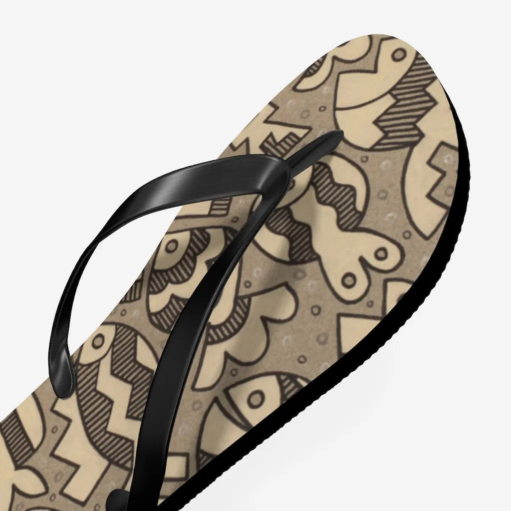 Monochromatic Fish Flip Flops