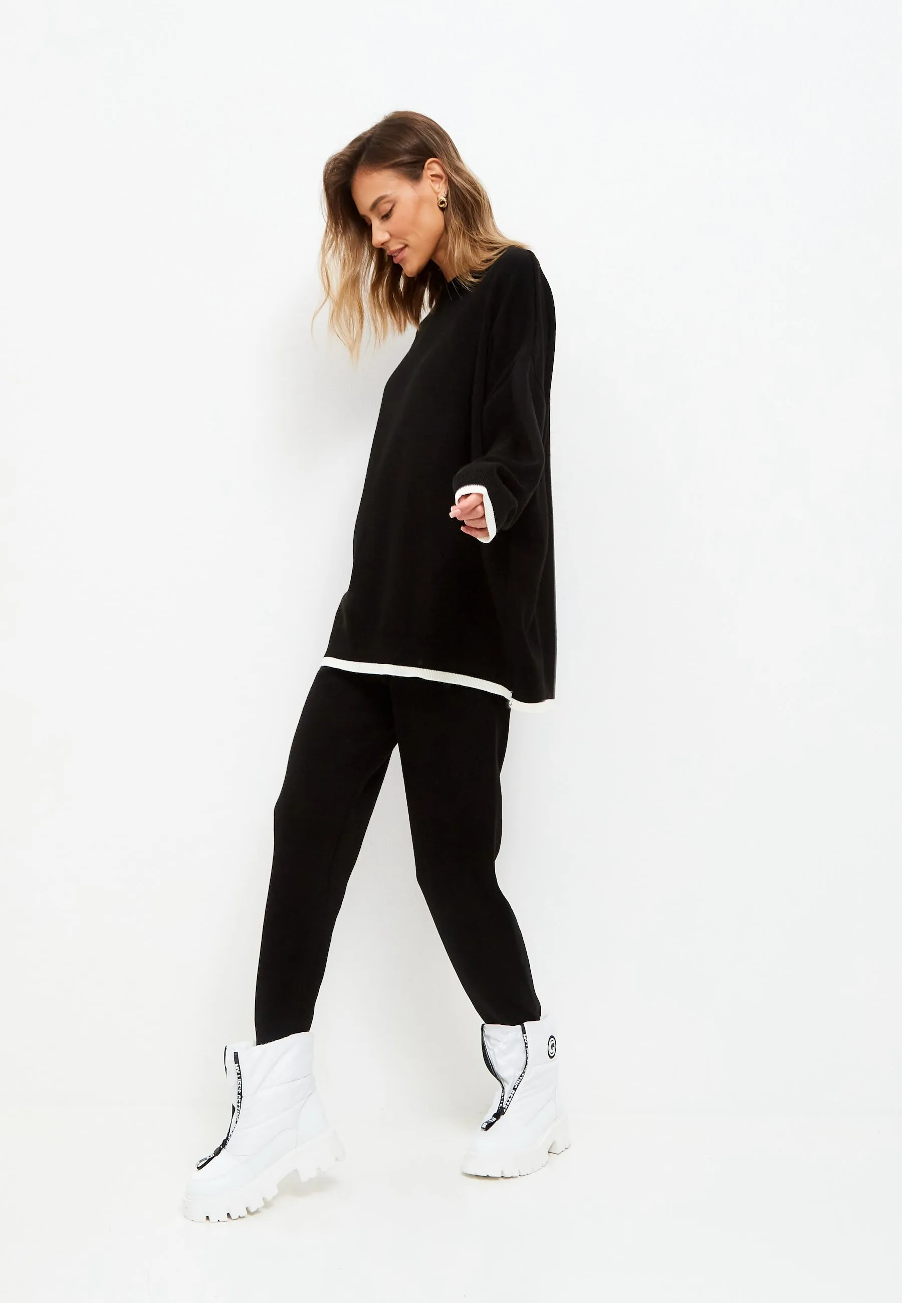 Oversized Jogger set - Black