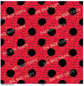 PV67 Mouse dots vinyl sheet