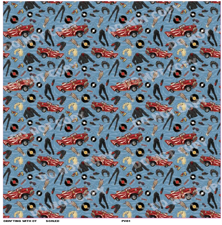 PV81 Grease Lightning v2 vinyl sheet