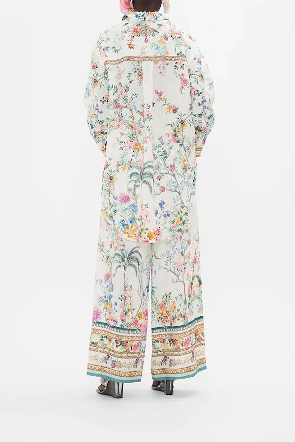 SHIRT TUNIC WITH SIDE BUTTONS