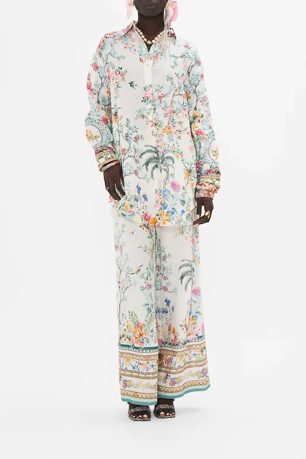 SHIRT TUNIC WITH SIDE BUTTONS