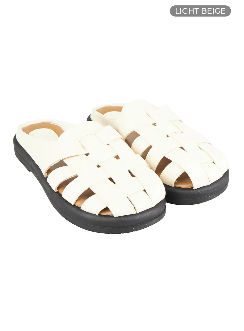 Summer Woven Slides OU413