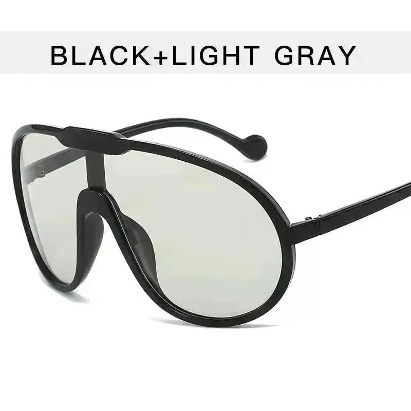 Toad Large Rim Sunglasses European And American Fashion Integrated