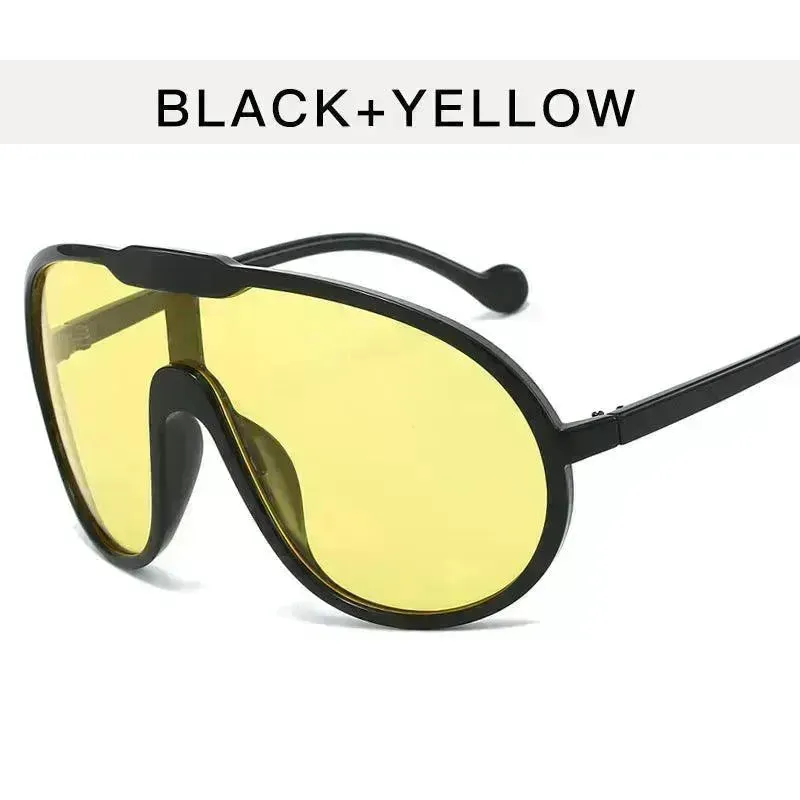 Toad Large Rim Sunglasses European And American Fashion Integrated