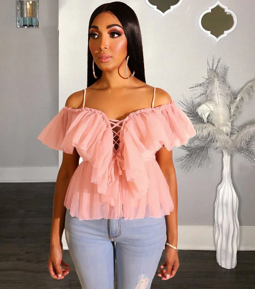 Women's Summer Casual Sleeveless V-Neck Crop Top
